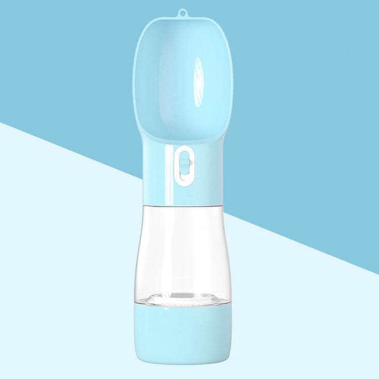 2-in-1 Portable Pet Water Bottle & Feeder – Leakproof, Travel-Friendly, Dog Walking Essential