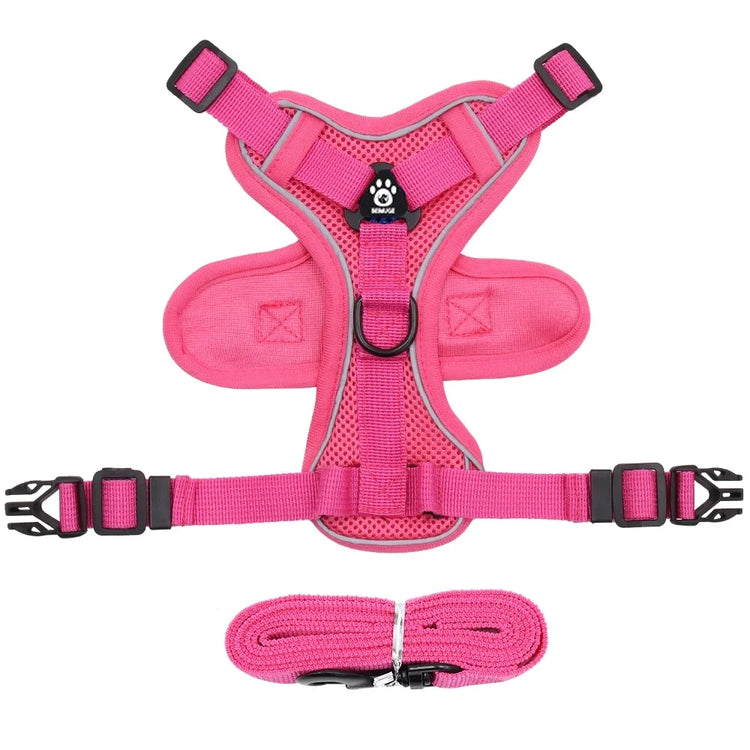 Escape-Proof Cat Harness & Leash β Reflective, Breathable, Adjustable Fit