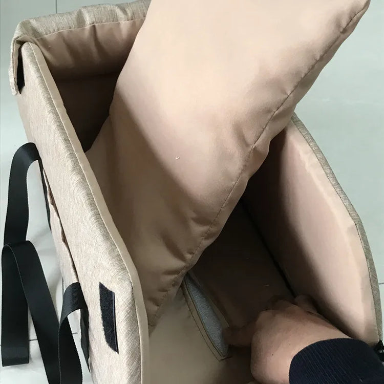 Portable Dog Car Seat Bed – Safe Travel Carrier for Small Dogs & Cats, Car Accessories