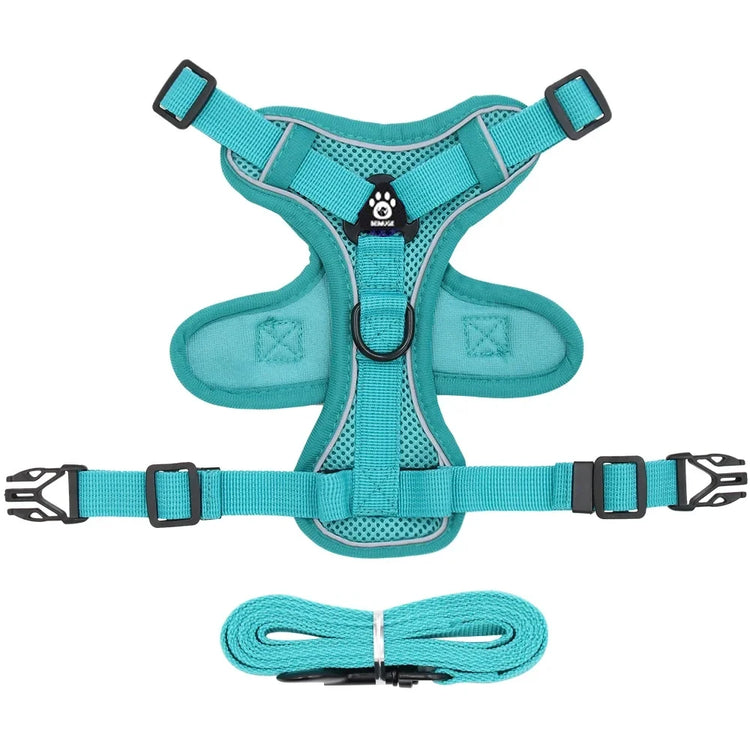 Escape-Proof Cat Harness & Leash β Reflective, Breathable, Adjustable Fit