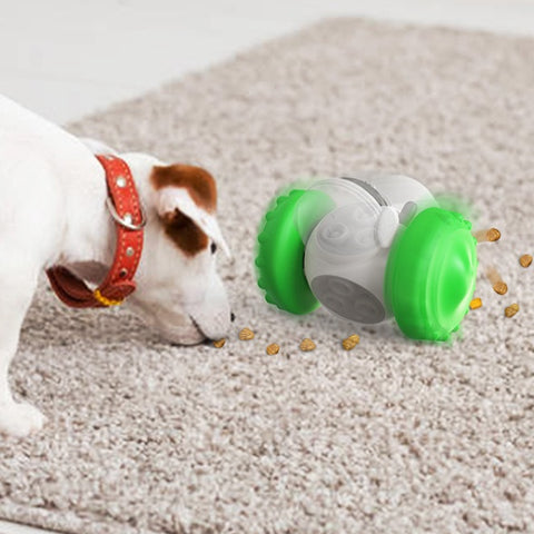 Smart Rolling Pet Feeder Toy for Cats & Dogs – 360° Motion, Puzzle Design, No Batteries