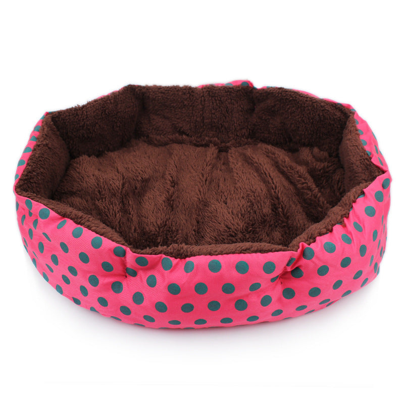 FluffyDreams Pet Bed – Soft, Stylish, and Snuggle-Ready!