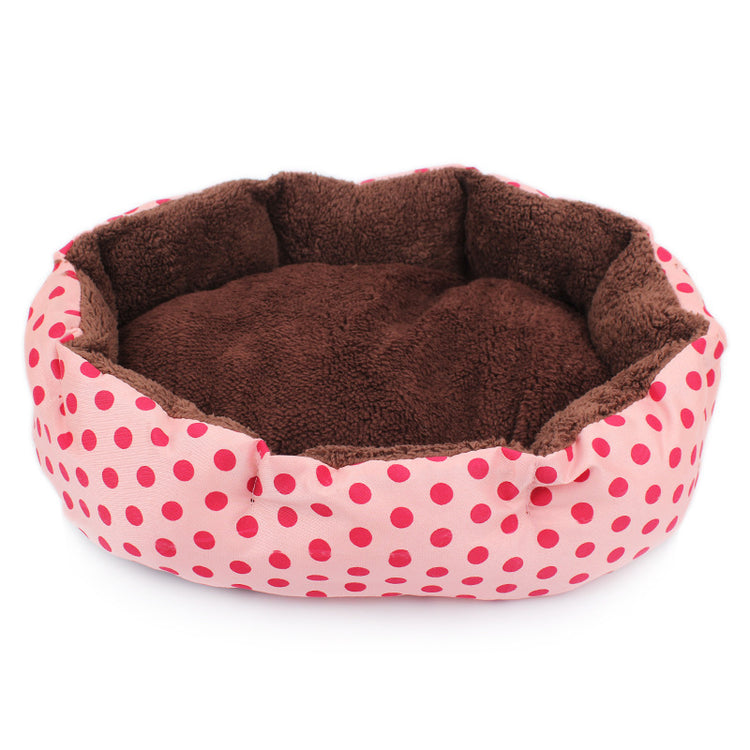 FluffyDreams Pet Bed – Soft, Stylish, and Snuggle-Ready!