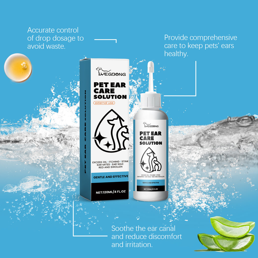For Cats And Dogs Mild Cleaning Ear Odor Removal Ear Cleaning Liquid