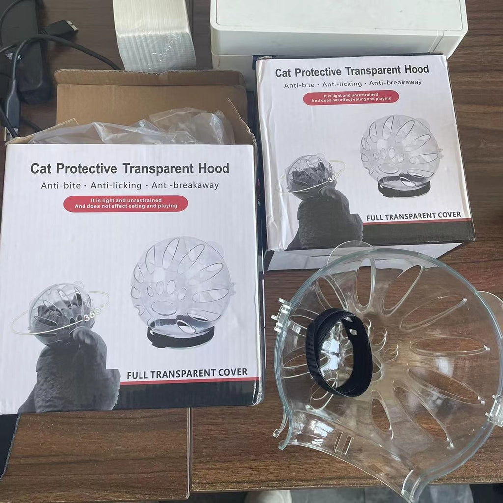 Cat Space Head Cover Muzzle Anti-bite Collar Headgear