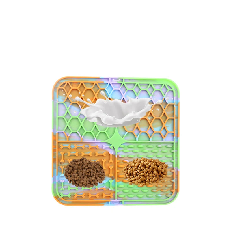 Pet Lick Mat for Dogs – Silicone Slow Feeder, Bathing Distraction, Suction Design, Training Aid