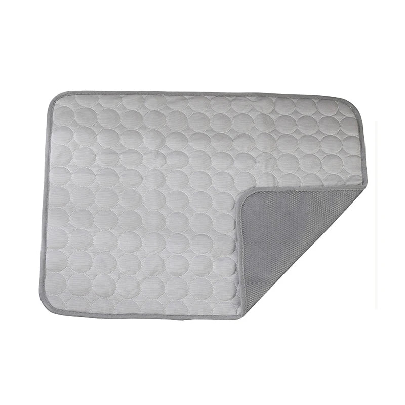 Premium Pet Cooling Mat – Ice Silk Moisture-Proof Cooling Pad for Cats & Dogs