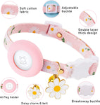 Cat Collar with AirTag Holder – Safe & Cute Design