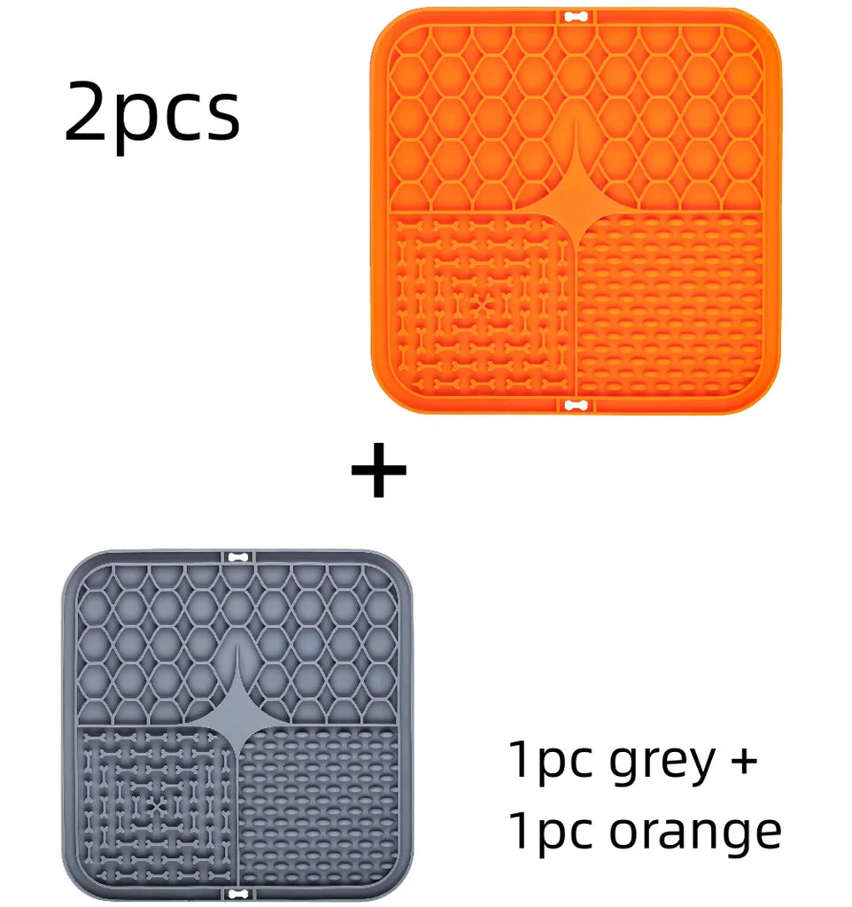 Pet Lick Mat for Dogs – Silicone Slow Feeder, Bathing Distraction, Suction Design, Training Aid