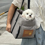 Portable Dog Car Seat Bed – Safe Travel Carrier for Small Dogs & Cats, Car Accessories