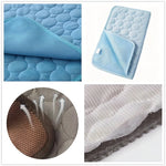 Premium Pet Cooling Mat – Ice Silk Moisture-Proof Cooling Pad for Cats & Dogs