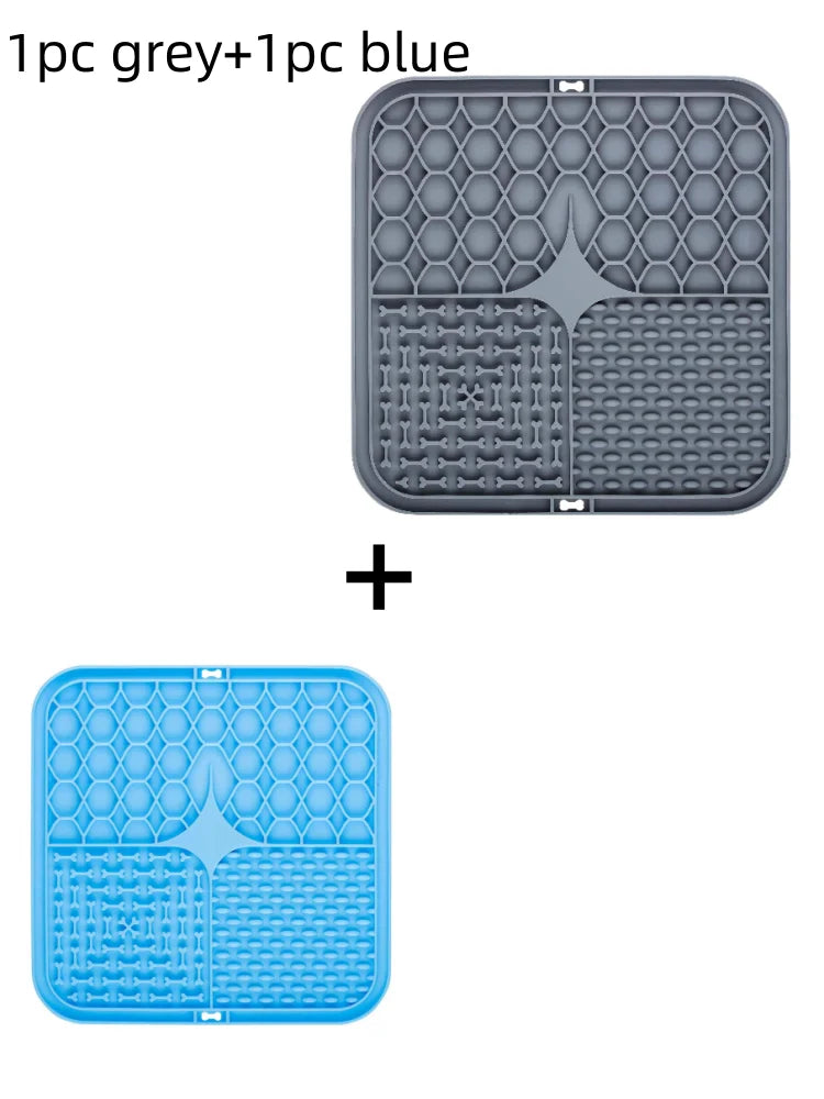Pet Lick Mat for Dogs – Silicone Slow Feeder, Bathing Distraction, Suction Design, Training Aid