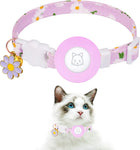 Cat Collar with AirTag Holder – Safe & Cute Design