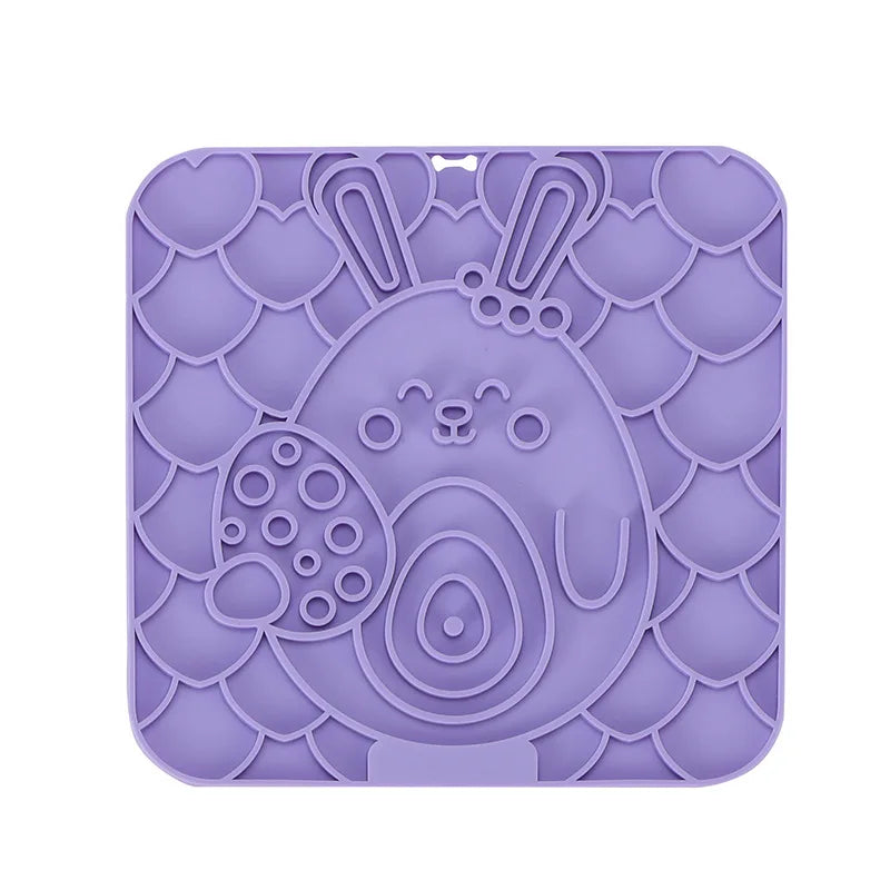 Pet Lick Mat for Dogs – Silicone Slow Feeder, Bathing Distraction, Suction Design, Training Aid