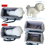 Portable Dog Car Seat Bed – Safe Travel Carrier for Small Dogs & Cats, Car Accessories