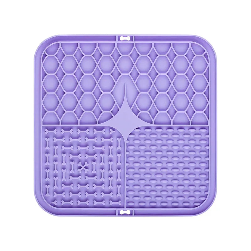 Pet Lick Mat for Dogs – Silicone Slow Feeder, Bathing Distraction, Suction Design, Training Aid