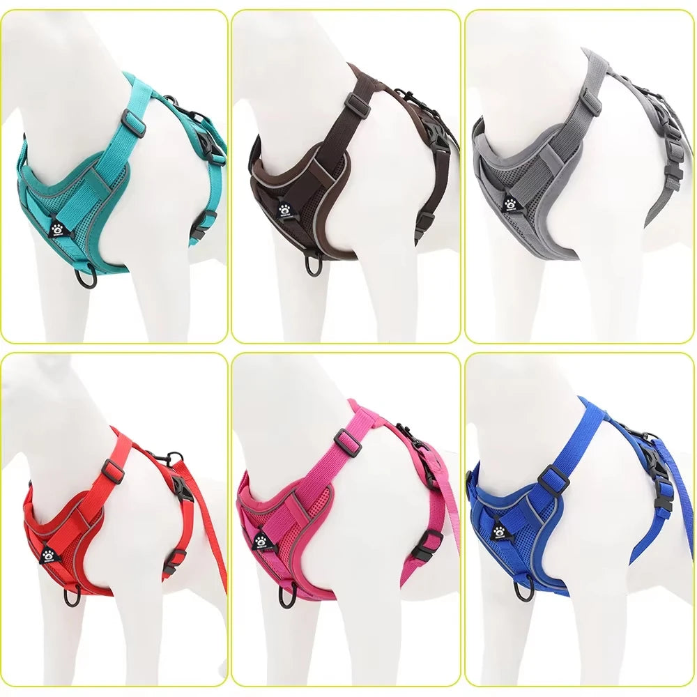 Escape-Proof Cat Harness & Leash – Reflective, Breathable, Adjustable Fit