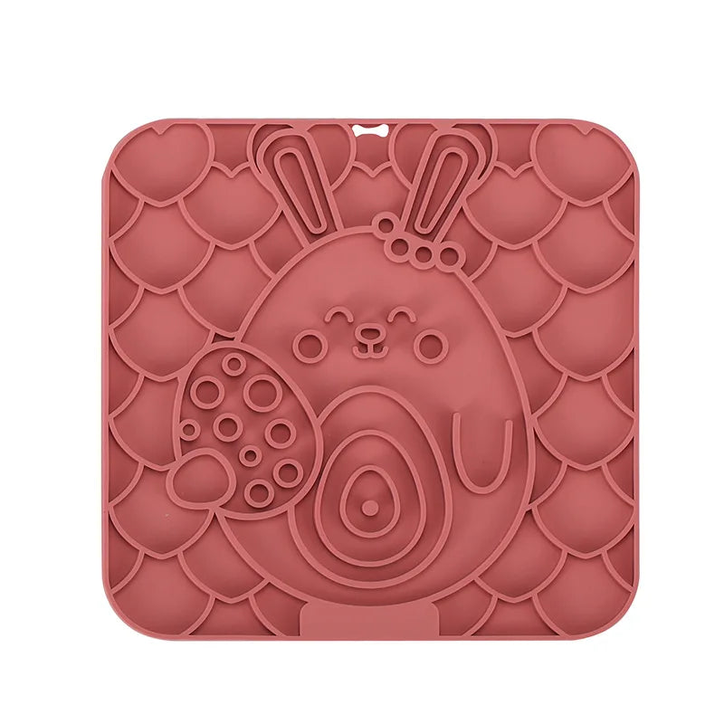 Pet Lick Mat for Dogs – Silicone Slow Feeder, Bathing Distraction, Suction Design, Training Aid