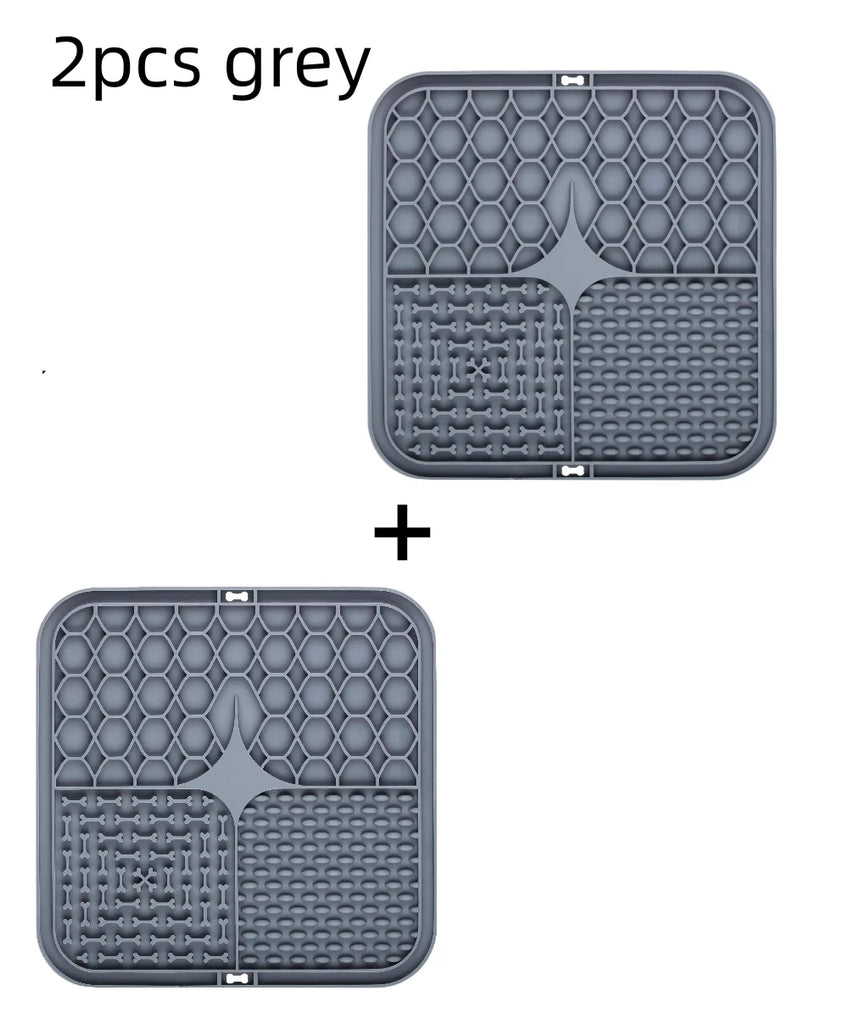 Pet Lick Mat for Dogs – Silicone Slow Feeder, Bathing Distraction, Suction Design, Training Aid