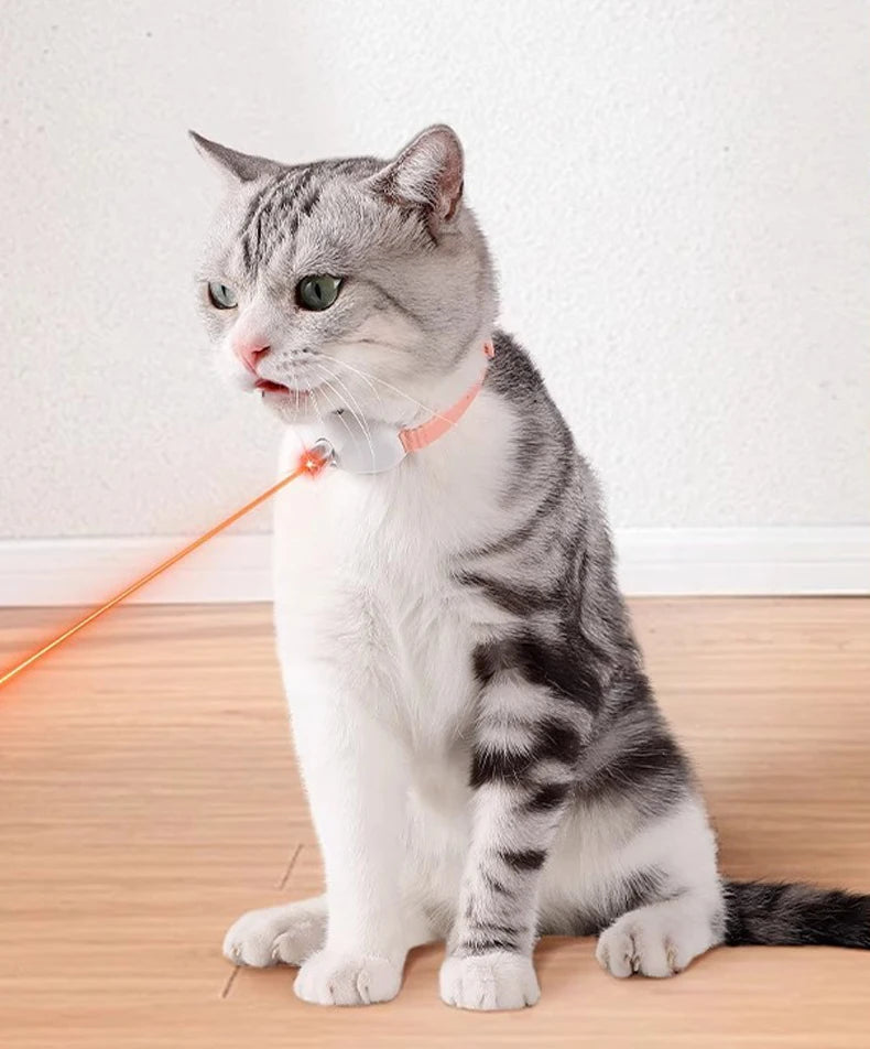 Smart LED Laser Cat Toy – USB Rechargeable Interactive Play