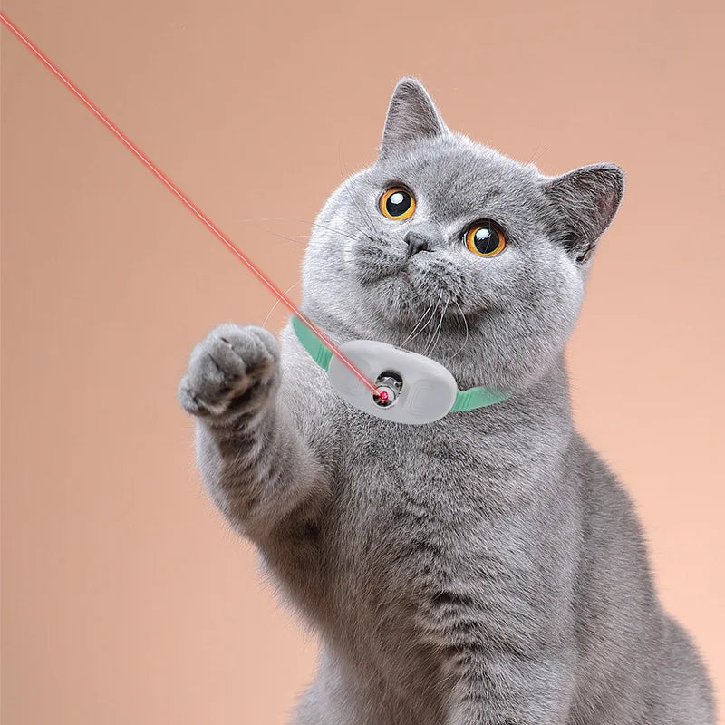 Smart LED Laser Cat Toy – USB Rechargeable Interactive Play
