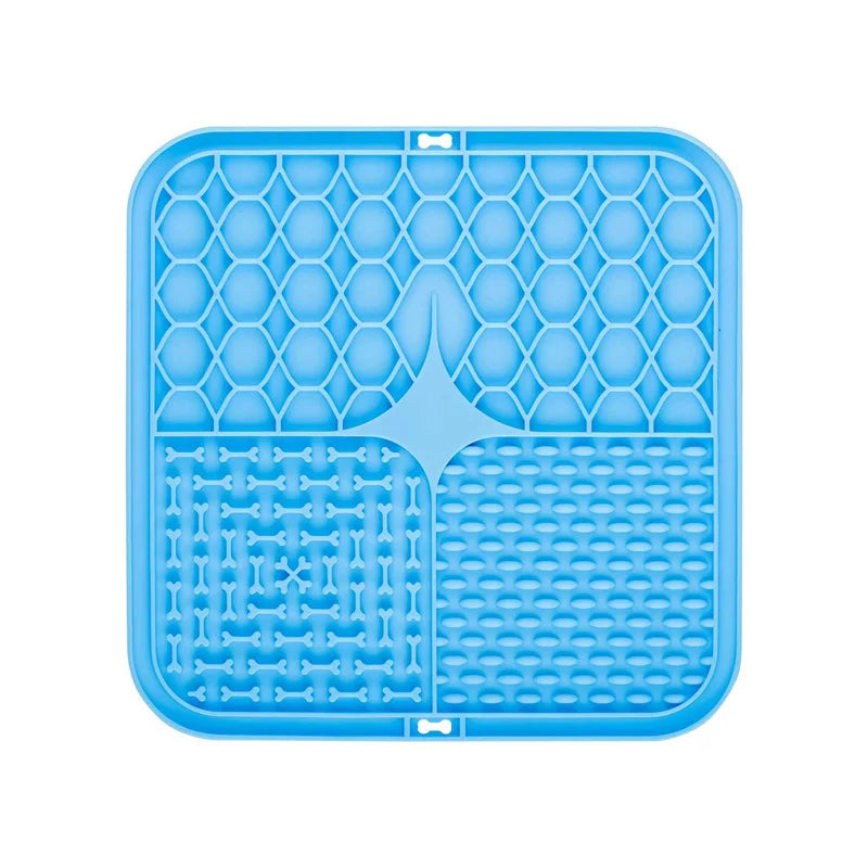 Pet Lick Mat for Dogs – Silicone Slow Feeder, Bathing Distraction, Suction Design, Training Aid