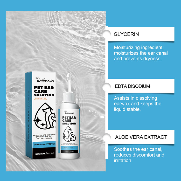 For Cats And Dogs Mild Cleaning Ear Odor Removal Ear Cleaning Liquid